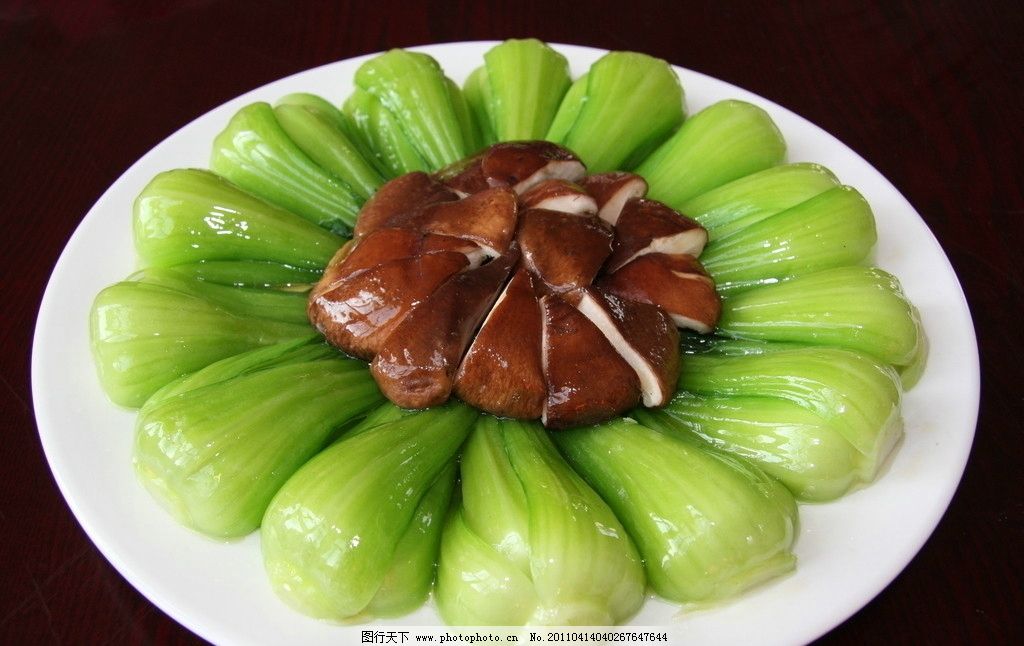 香菇上海青图片