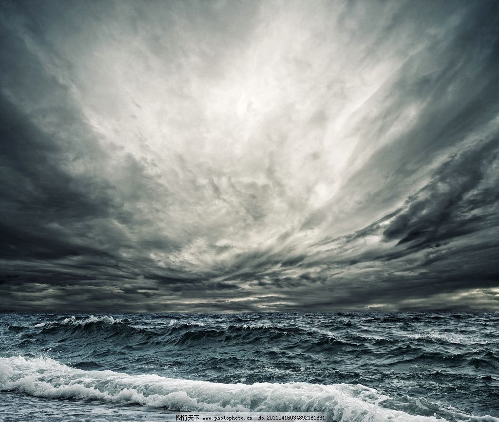 海浪 乌云 海洋风暴 波涛汹涌图片,海水 海啸 海