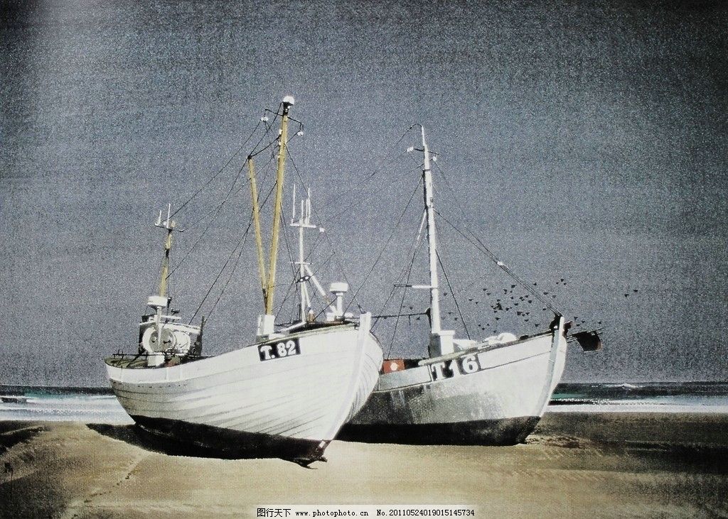 海滩 水彩 水彩画 风景 水彩风景画 船 游艇 海岸 沙滩 海平线_风景520 海滩 水彩 水彩画 风景 水彩风景画 船 游艇 海岸 沙滩 海平线