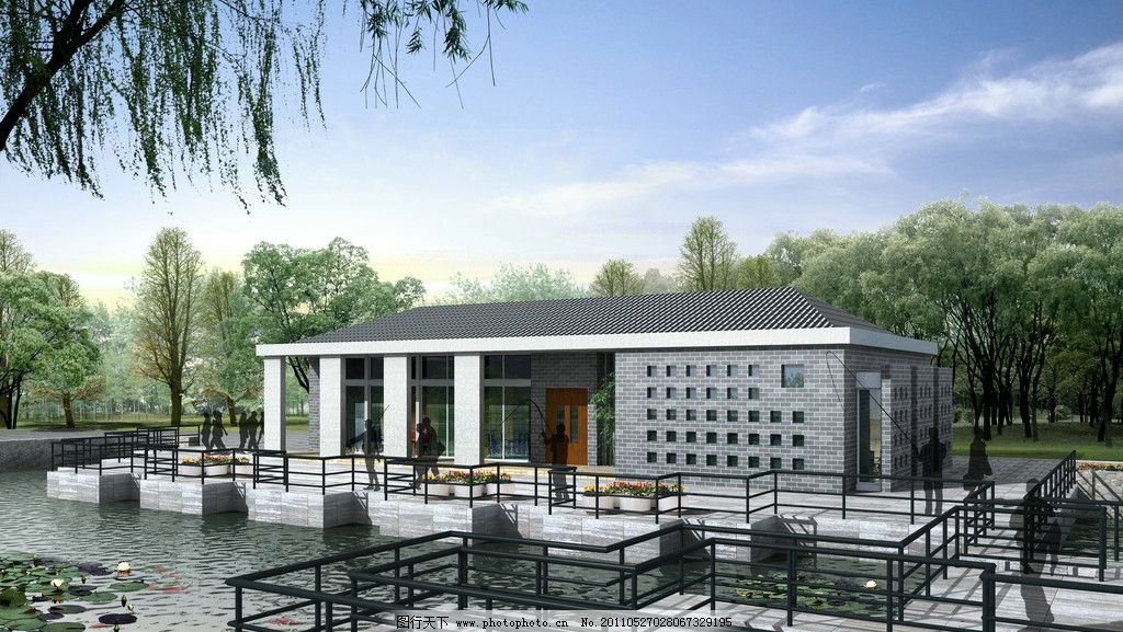 新农村建筑茶室 农村 乡镇 农民 住宅 小别墅 房屋 效果图 北京市 密云县 自建房 民居 新式农居 楼房 新农居 人居环境 乡村 乡下 田园风光 建筑效果图 北京密云农村住宅图集 建筑设计 环境设计 设计 72DPI JPG