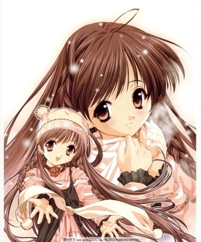 妹妹公主 女孩子 小学生 小女生 妹妹 CG美少女 日本 动漫 插画 美女 壁纸 画集 卡通 萝莉 萌系 漂亮 美丽 可爱 可人 卡哇伊 美少女 卡通人物 漫画人物 人物绘画 插画图片 雪花 冬装 精美动漫大大大图 动漫人物 动漫动画 设计 72DPI JPG