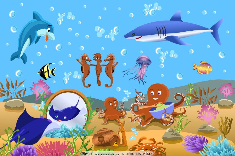 梦想海底世界 海底世界 鱼类 海洋生物 气泡 光芒 海草 金鱼 色彩 斑斓 大海 海底 海洋世界 花草 海藻 贝壳 水泡 泡泡 光线 线条 阴影 奇妙 多彩 蓝色 卡通场景 卡通风景 卡通动物 卡通鱼 海水 水 流水 流动 动感 海贝 珊瑚 水母 生物世界 矢量 EPS