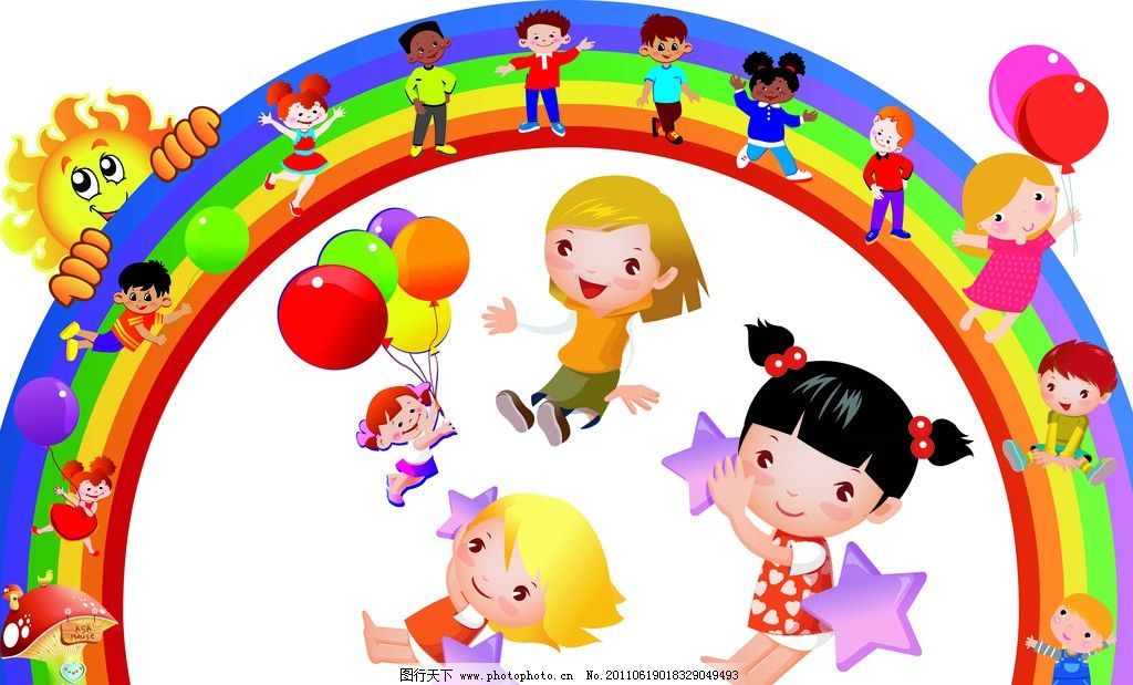 幼儿园吹画人物图片