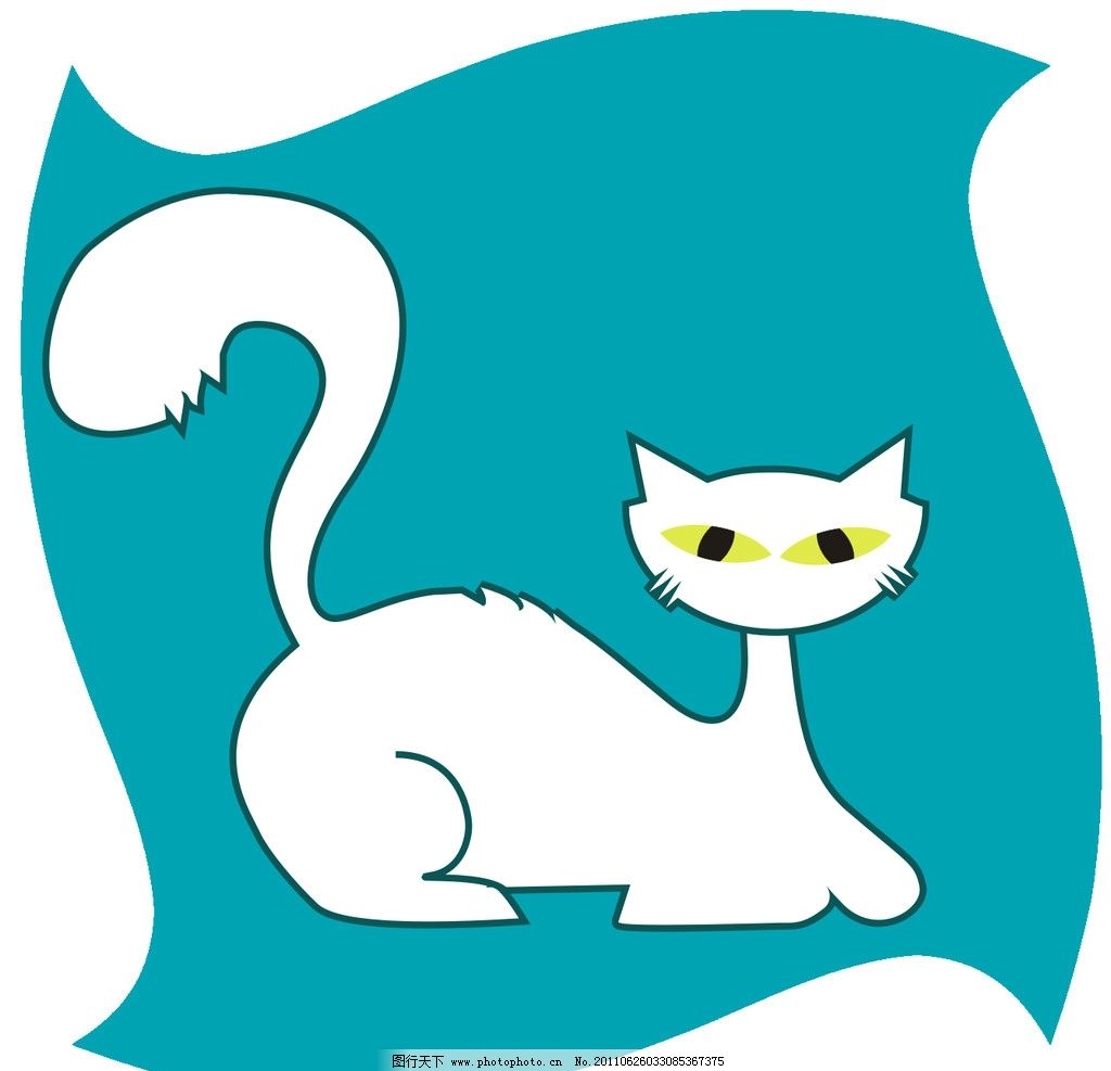 卡通猫,卡通,猫,PSD分层素材,源文件,299DPI,PSD